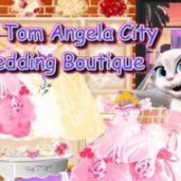 Talking Tom Angela City Wedding Boutique game screenshot